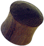 Bild von Ohrpiercing Schmuck Plug aus Holz in 12, 14, 16, 18 mm
