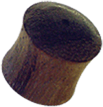Bild von Ohrpiercing Schmuck Plug aus Holz in 12, 14, 16, 18 mm