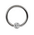 Bild von Titan Piercing Ring in 1,2 x 8-12 mm mit Ferido Epoxy Kugel