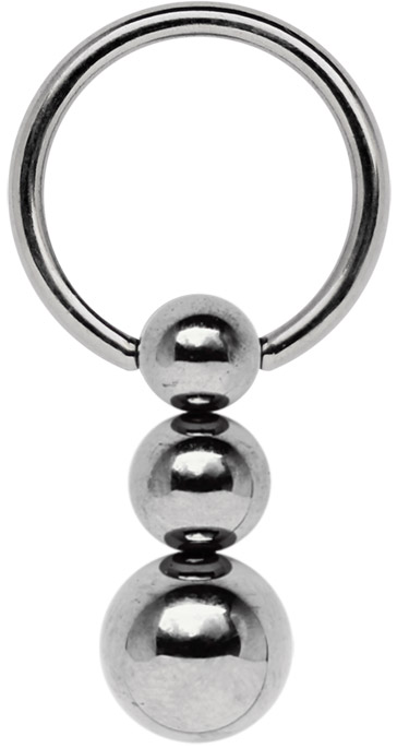 Intimpiercing Titan Klemm Intimring Dreier-Klemmkugel in 5/6/8 mm