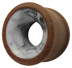Bild von Ohrpiercing Schmuck Holz Flesh Tunnel mit Marmor Inlay in 6-12 mm