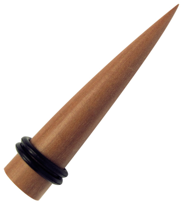 Bild von Ohrpiercing Schmuck Dehnspitze, Expander aus Holz in 2-16 mm