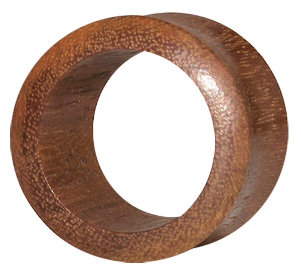 Bild von Ohr Piercingschmuck Flesh Tunnel aus Holz in 14-18 mm