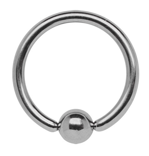 Bild von Intimschmuck Titan Piercing Ring 2,4 x 10 - 22 mm