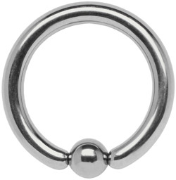 Bild von Intimpiercing Schmuck Titan Piercing Ring 4,0 x 12-22 mm