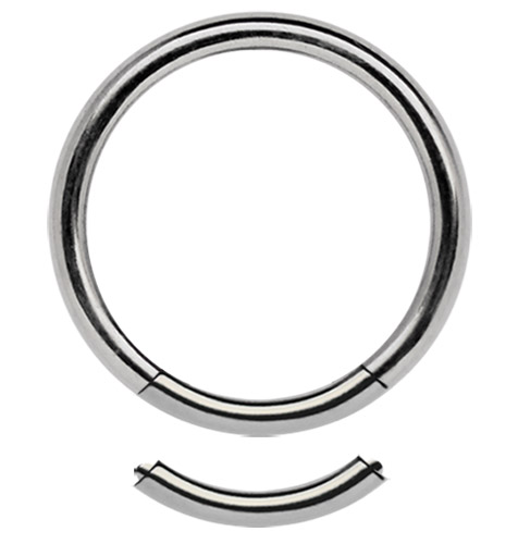 Bild von Titan Piercing Schmuck Smooth Segmentring 1,6 x 14, 16 mm