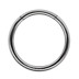 Bild von Piercing Schmuck Ring Smooth Segment Clicker Titan in 1,6 mm