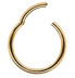 Bild von Piercing Ring Smooth Segment Clicker Stahl PVD Rose Gold 1,6 mm