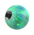 Bild von Kunst Opal Verschluss Kugel, synthetischer Opal in 1,6 x 5 mm