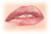 Bild von Titanpiercing Lippenbändchen Set mit 4 mm Stein flach