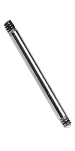 Bild von Titan Zungen Piercing Schmuck Stab in 1,6 x 4-22 mm