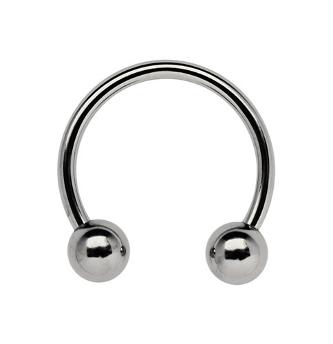 Bild von Piercing CBR Circular Ring Stahl 316L in 1,2 x 6, 7, 8, 9, 10, 12 mm