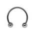 Bild von Piercing CBR Circular Ring Stahl 316L in 1,2 x 6, 7, 8, 9, 10, 12 mm
