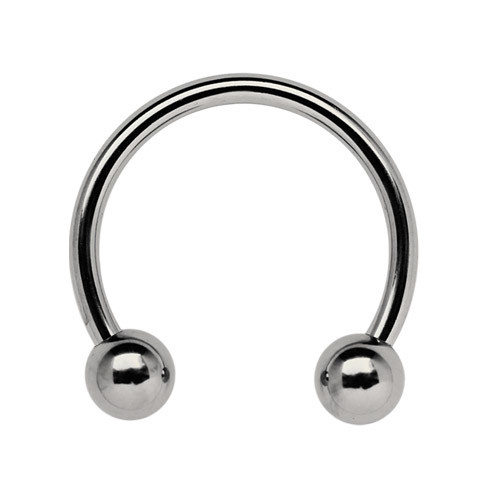 Bild von Piercing CBR Circular Ring in Stahl 316L in 1,6 x 7-12 mm