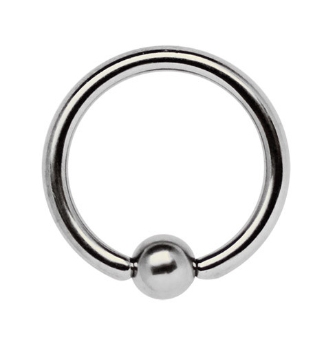 Bild von Piercing BCR Ring in Stahl 316L in 1,6 x 7-14 mm