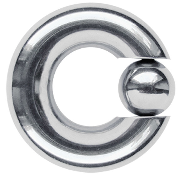 Bild von Intimpiercing Schmuck Stahl Piercing Ring 10 x 16 mm