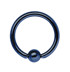 Bild von Piercing Schmuck Stahl 316L Ring eloxiert 1,6 x 8, 10 mm