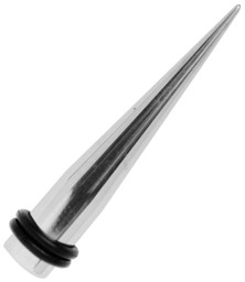 Bild von Ohr Piercing Dehn Spitze aus Stahl in 2, 4, 6, 8 mm Ø