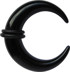 Bild von Dehner Acryl, Dehn Piercing Ring aus Acryl von 3-10 mm Ø, schwarz