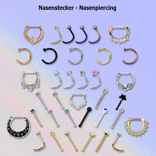 Nasenpiercing - Nasenstecker