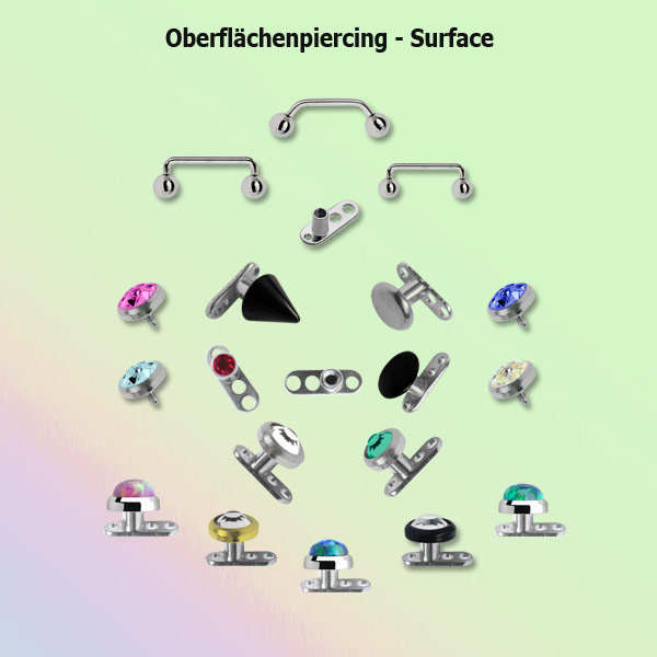 Oberflächenpiercing - Surface