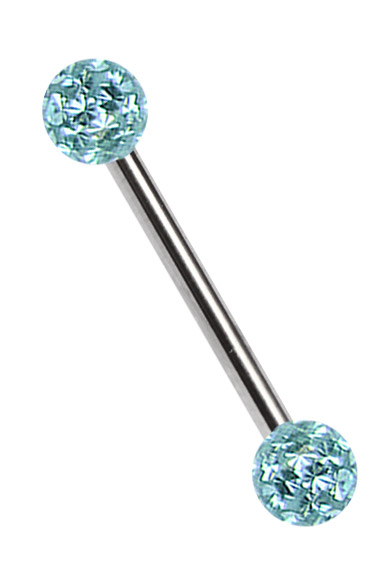 100 Piercing Alla Lingua In Acciaio 316L - 1,6mm, 16mm, Con - Foto 5